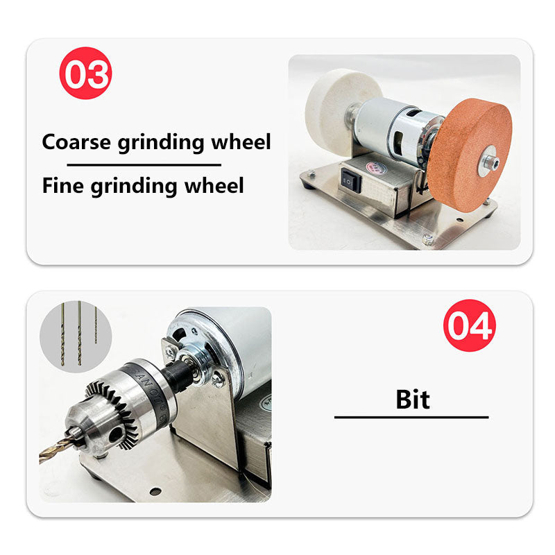 📢📢50% OFF !!!⏰Multi-functional  Small Grinder New Electric Benchtop Sander