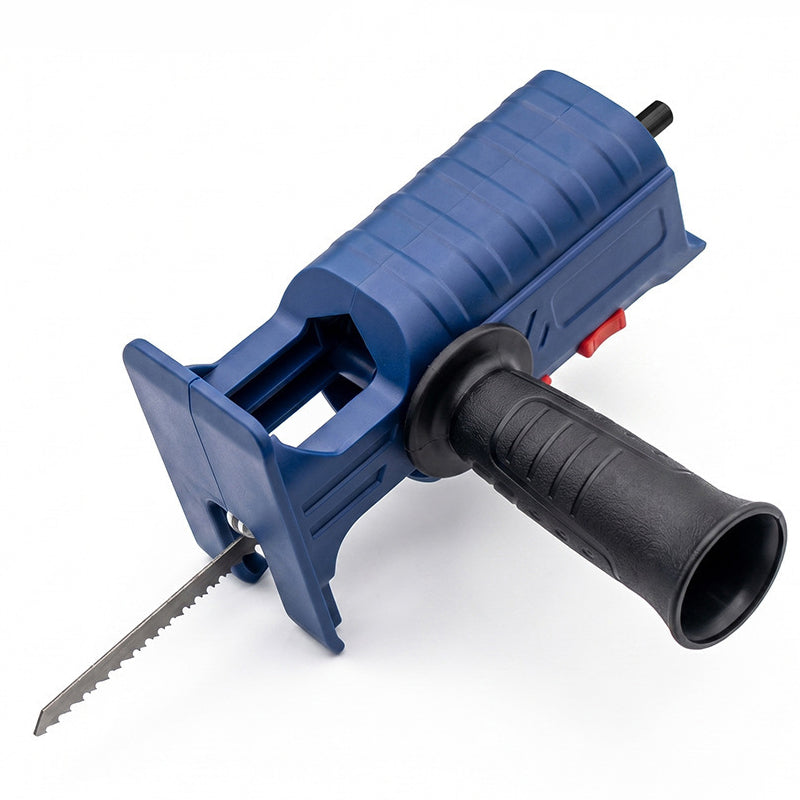 🔧⚡ Drill-to-Reciprocating Saw Adapter – 50% OFF! 3 interchangeable blades, ergonomic handle, compact 0.4kg – turn your drill into a multi-cutter.