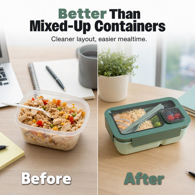🍱 Hot Pick | Portioned Microwave Lunch Box