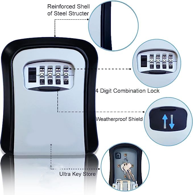 Wall Mount Key Lock Box