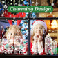 🎄50% OFF NOW! Christmas Village Window Cling Set‑ White Xmas Town Scene Static Window Decals, Snowflake House Reusable Stickers for Holiday Glass Decor, Home & Shop Christmas Ornaments