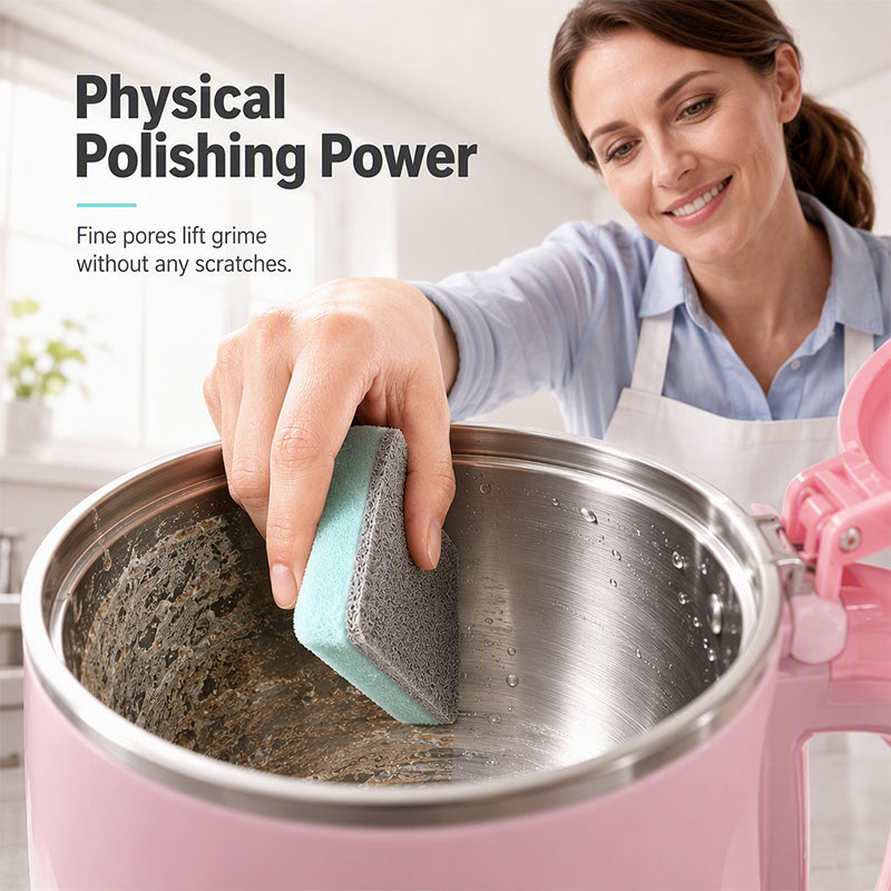 Limescale Polishing Magic Eraser Sponge