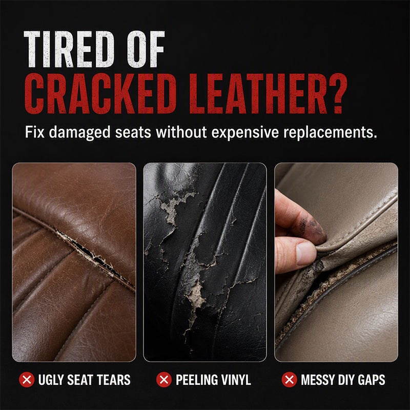 🚗50% OFF NOW! Quick Dry Car Seat Leather Repair Glue‑ Precision Nozzle Vinyl & Leather Adhesive, Permanent Bond Repair Glue for Car Seats, Sofas & Leather Furnitures