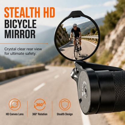 360-Degree Rotatable Bike Handlebar Mirror