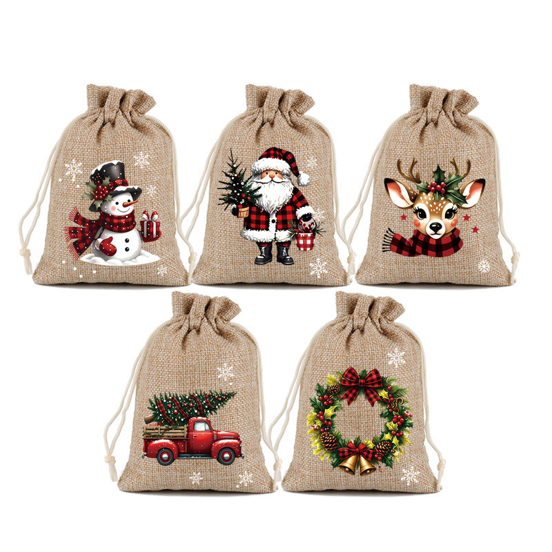 🎄Christmas Drawstring Gift Bags