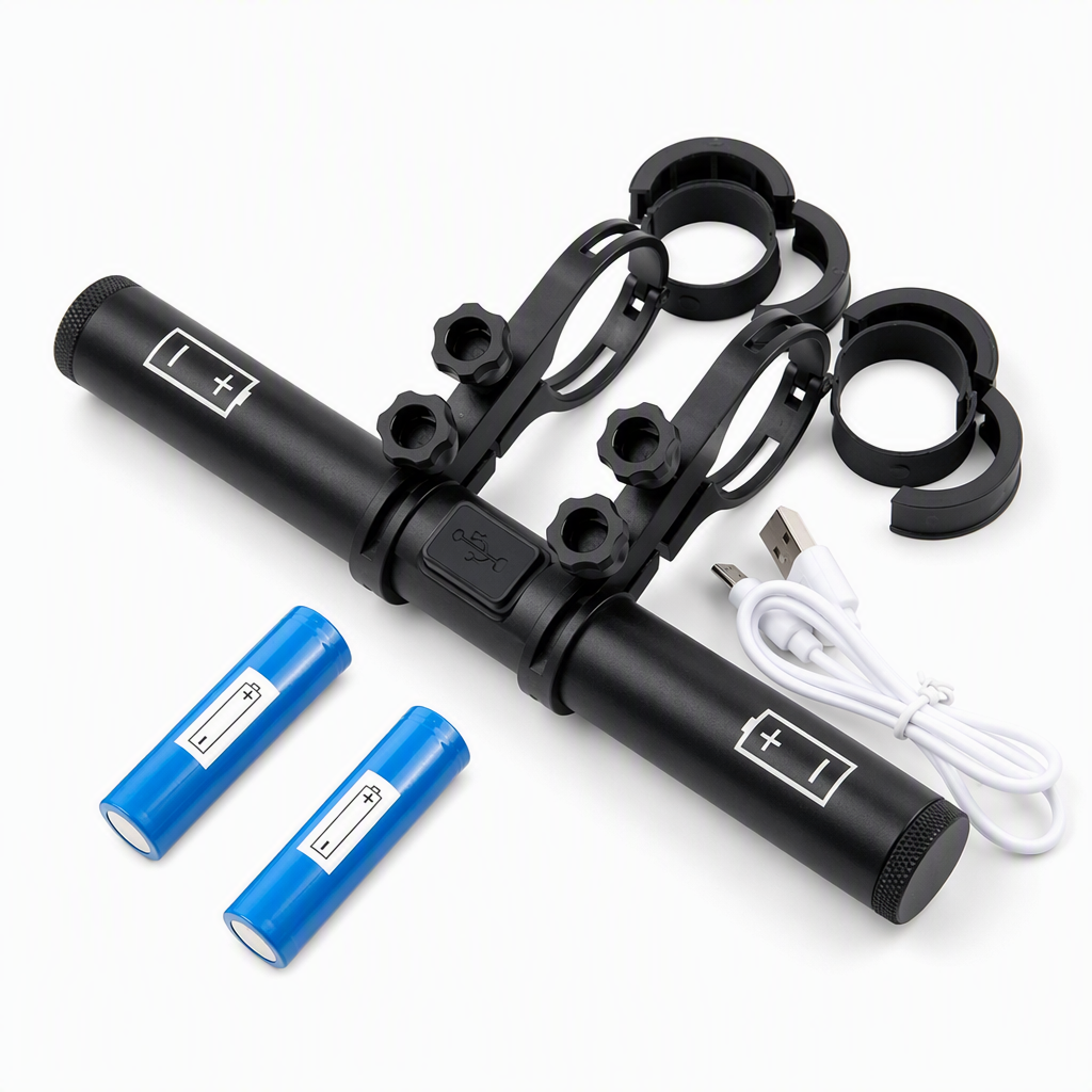 🚴50% OFF NOW! Bicycle Handlebar Extender Bracket with USB Power Bank Function, Dual Mount Bike Handlebar Extension for Bike Lights, GPS & Cycling Accessories