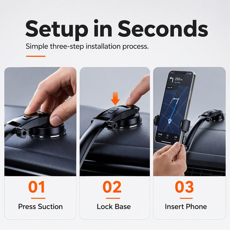 📱 Magnetic Car Phone Mount | 360° Adjustable