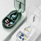 ⏰🎉Buy 1 Get 1 Free!🎉—2-in-1 Portable Pill Cutter & Storage Organizer