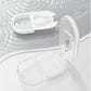⏰🎉Buy 1 Get 1 Free!🎉—2-in-1 Portable Pill Cutter & Storage Organizer
