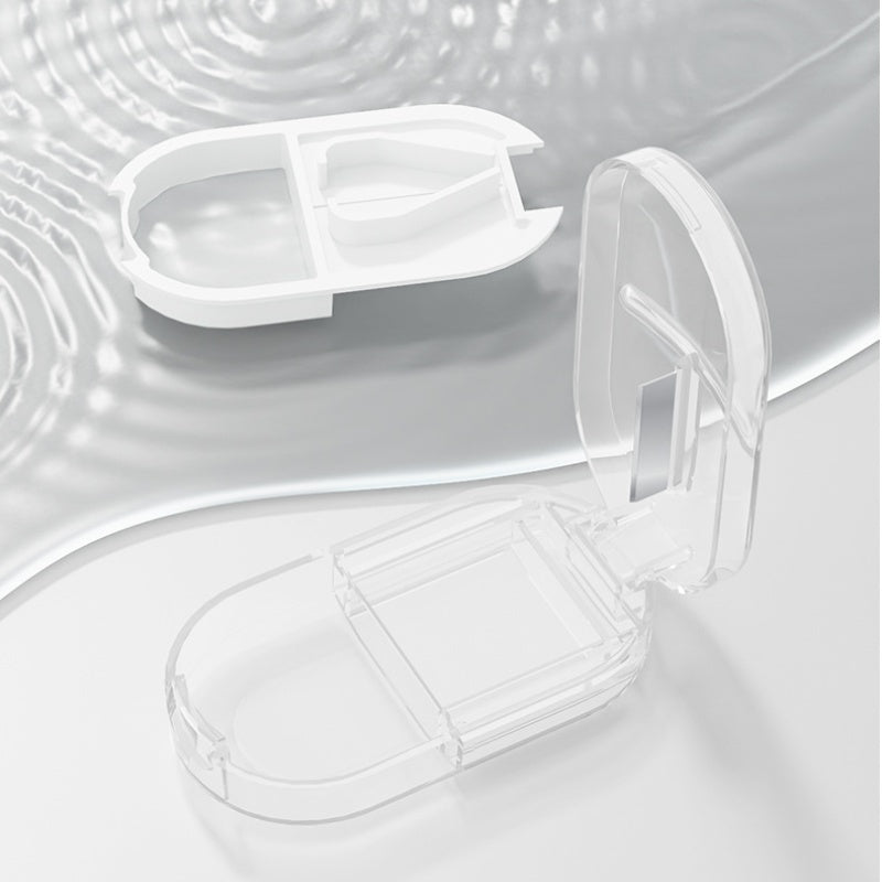 ⏰🎉Buy 1 Get 1 Free!🎉—2-in-1 Portable Pill Cutter & Storage Organizer
