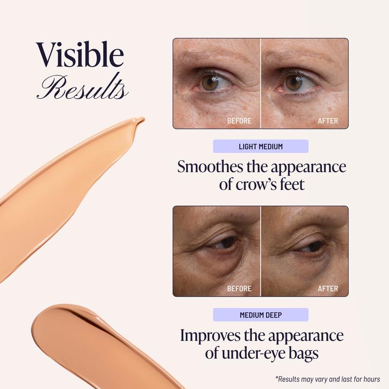 🔥Buy 1 Get 1 Free!🔥60-Second Eye Makeup Set – Tinted Firming Eye Gel for Puffiness & Under-Eye Bags