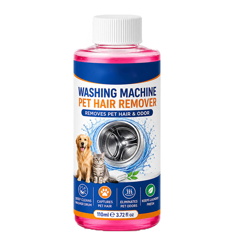 🐾50% OFF NOW! Washing Machine Deep Cleaner for Pet Hair‑4-in-1 Laundry Care Liquid, Remove Pet Fur, Sanitize Drum & Eliminate Odor for Pet Owners
