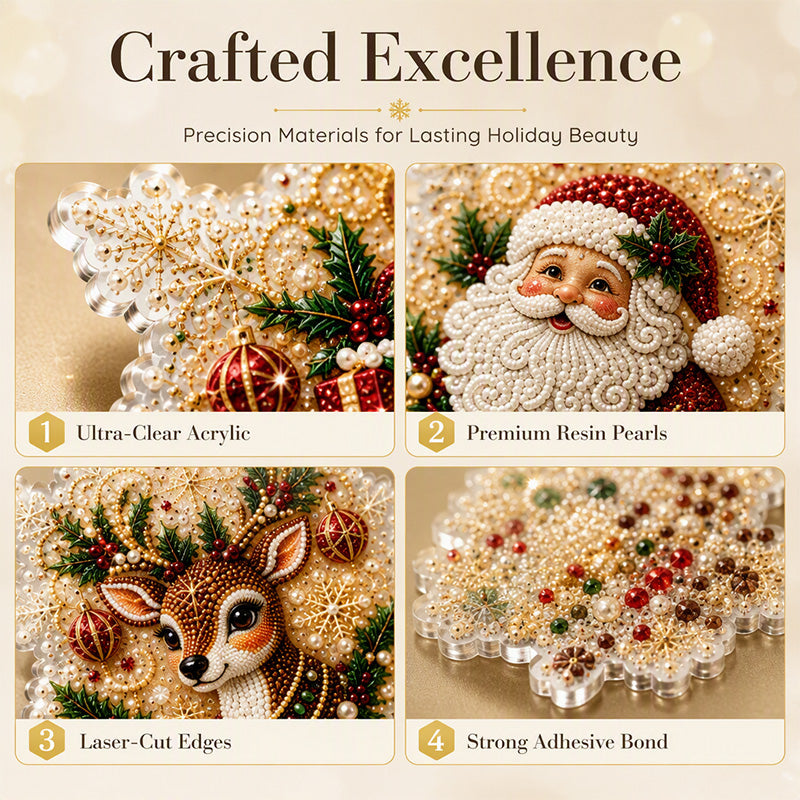 😍Xmas Pre Sales - 49% OFF🎄 DIY Diamond Ornament Set | Festive Craft Fun