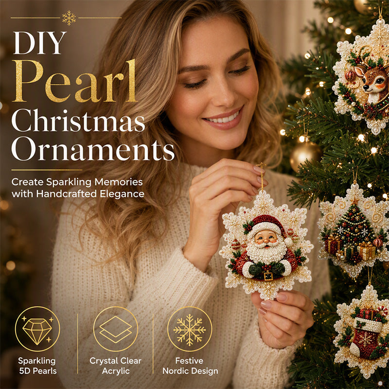 😍Xmas Pre Sales - 49% OFF🎄 DIY Diamond Ornament Set | Festive Craft Fun