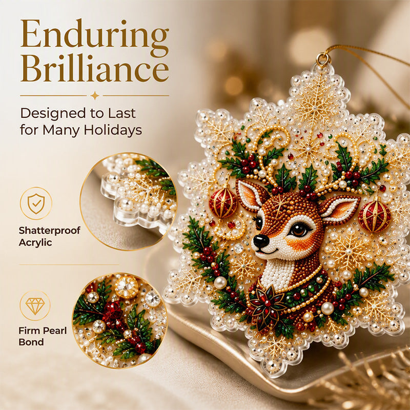 😍Xmas Pre Sales - 49% OFF🎄 DIY Diamond Ornament Set | Festive Craft Fun