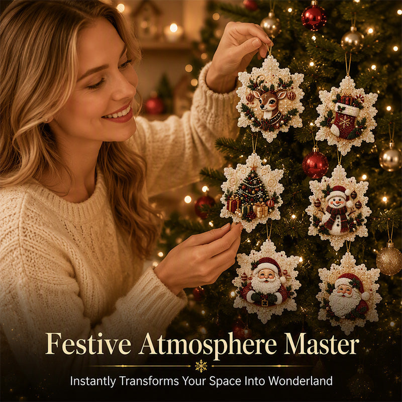 😍Xmas Pre Sales - 49% OFF🎄 DIY Diamond Ornament Set | Festive Craft Fun