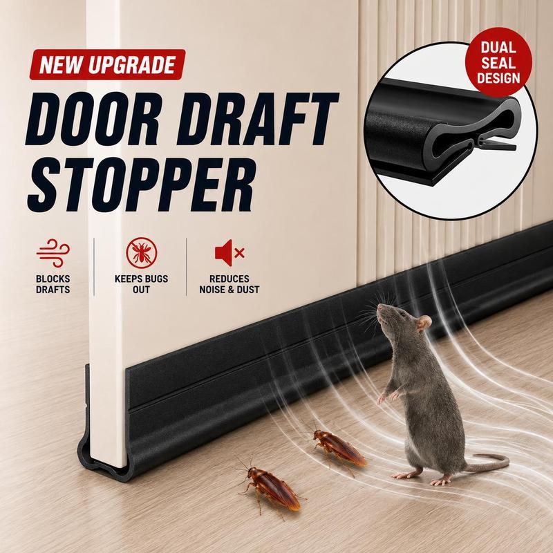 Under Door Silent Draft Stopper