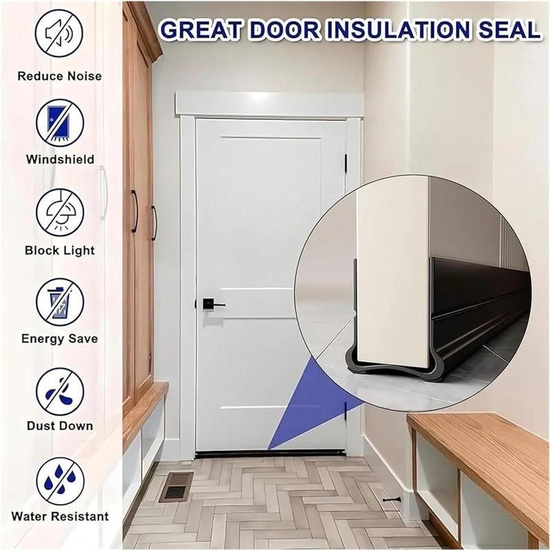 Under Door Silent Draft Stopper