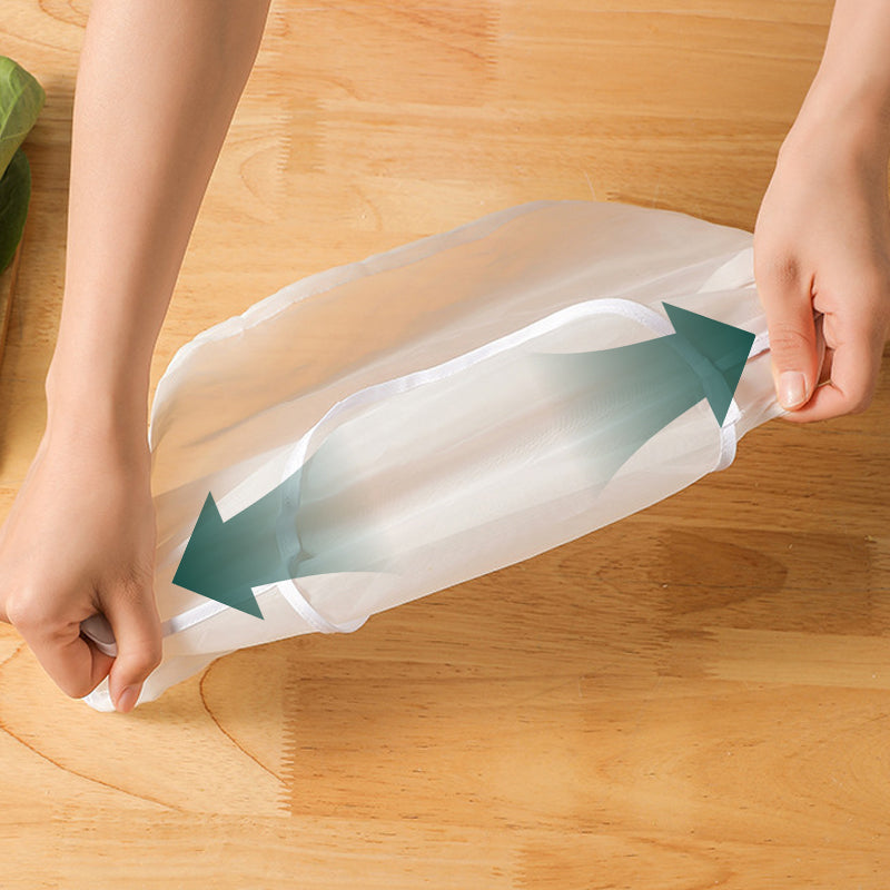 🥬50% OFF NOW! No-Mess Fine Mesh Nylon Strain Bag – Reusable Food Filter Bag for Squeezing Vegetable Water, Straining Juice, Nut Milk & Dumpling Filling, Drawstring Food Strainer Bag for Kitchen