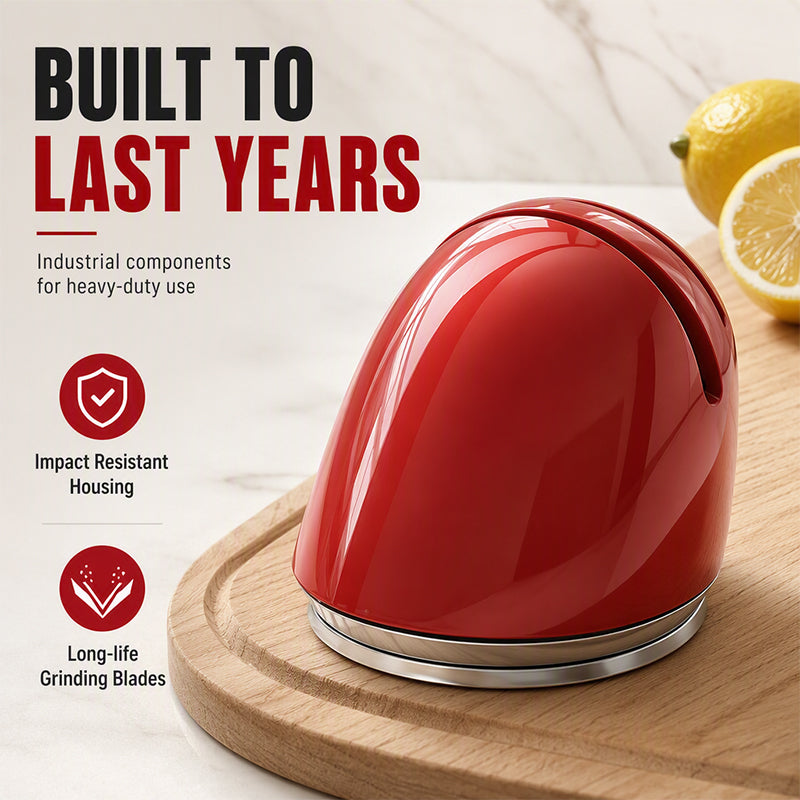 🥳2026 NEW ARRIVAL🥳🔥OVER 50,000 SOLD! 🔪Manual knife sharpener with suction cup, stays firmly in place on any surface. Sharpens kitchen knives quickly – simple and safe for home use