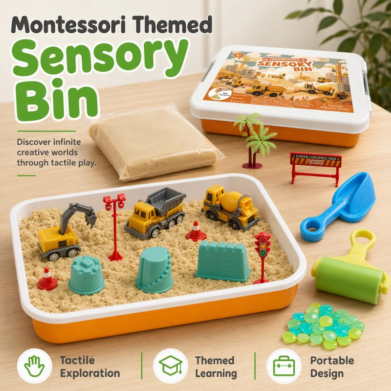 🥳🎁Kids Sensory Bin Sand Table Toy Set