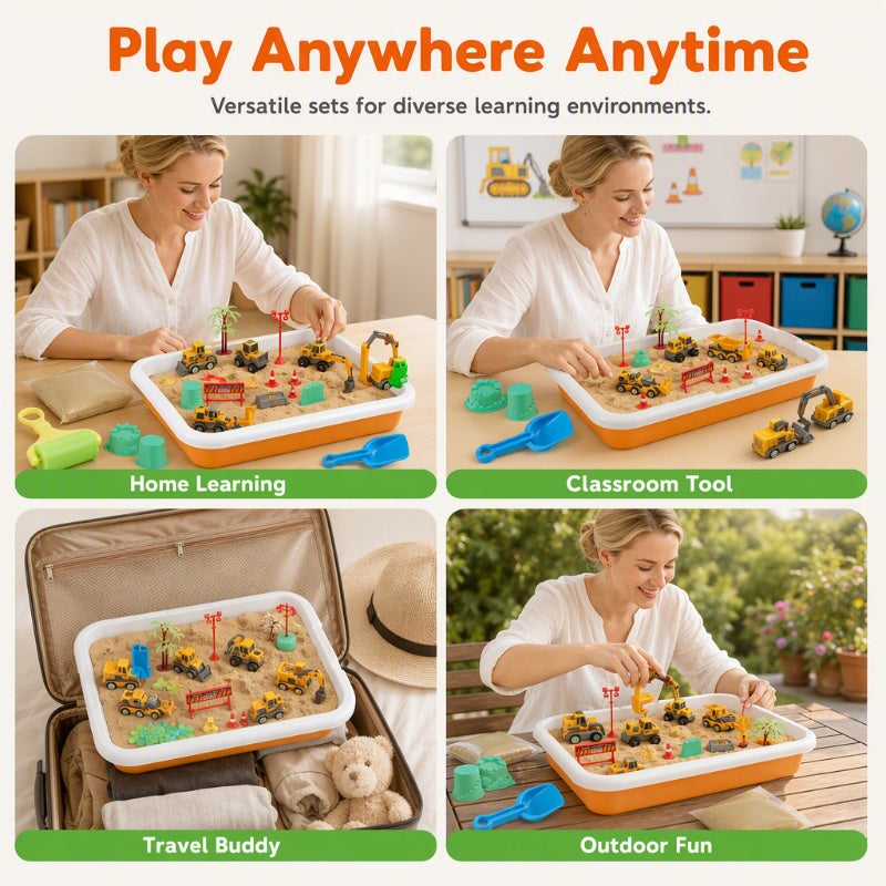 🥳🎁Kids Sensory Bin Sand Table Toy Set