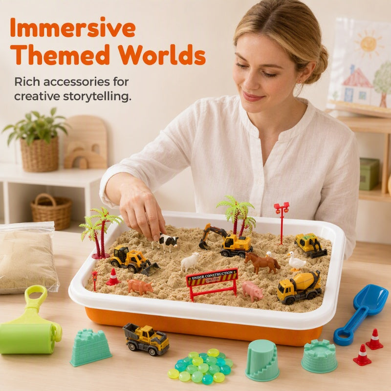 🥳🎁Kids Sensory Bin Sand Table Toy Set