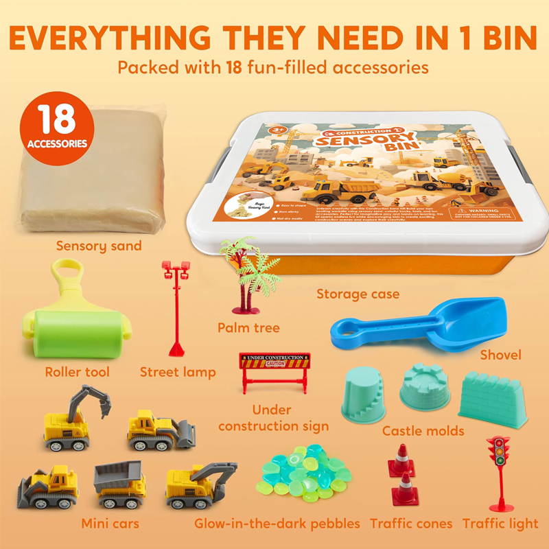 🥳🎁Kids Sensory Bin Sand Table Toy Set