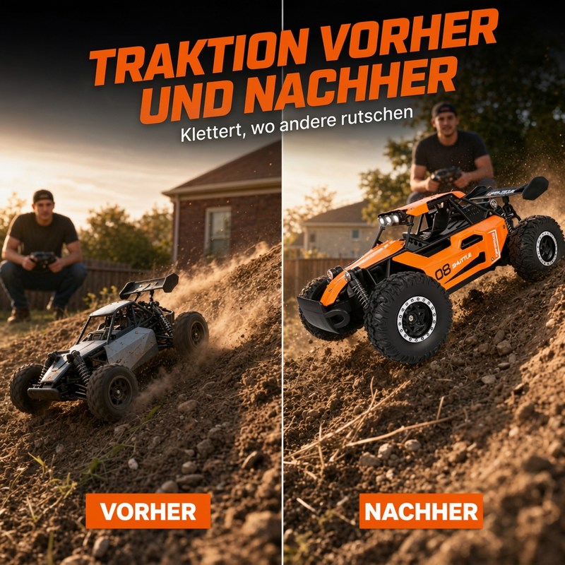 High-speed RC off-road vehicle