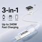 📱⌚ Multi-Device Fast Charging Cable – Snap-On Watch Charger & USB-C Power