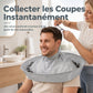 ✂️ 50% OFF NOW! Hair Cutting Cape with Hair Catcher – Umbrella Groove Design Hair Clipping Apron, Waterproof Non-Static, Foldable Home Haircut Cape for Adults & Kids