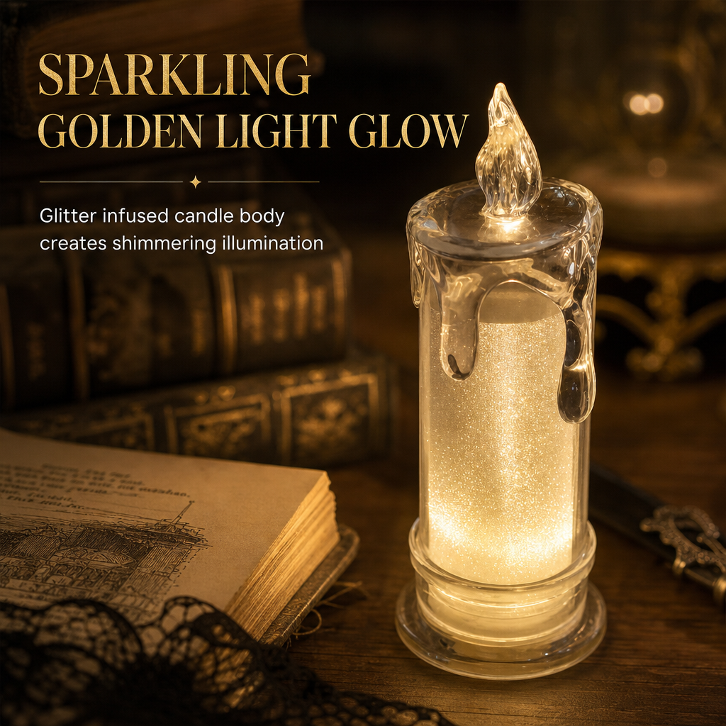 ⏳Limited-time 50% off⏰Glowing LED Electronic Candle Night Light🕯️💡