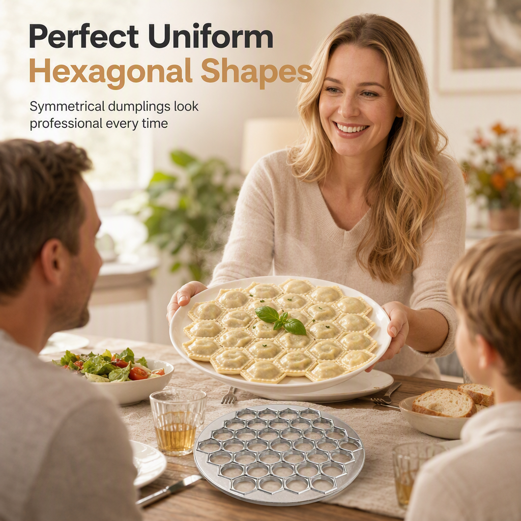🥟 37-Hole Dumpling Mold | Fast Batch Maker