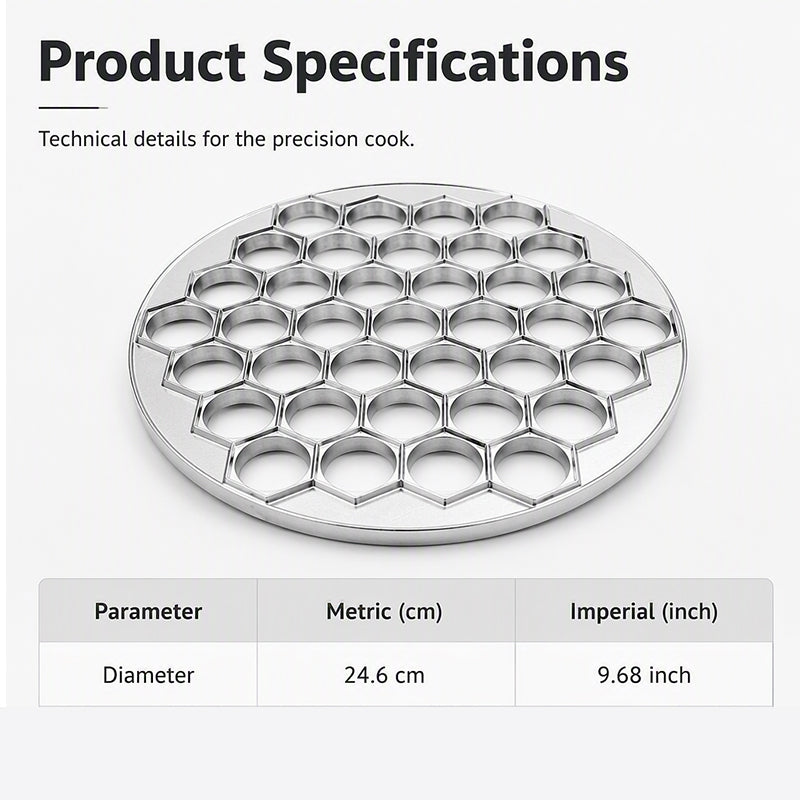 🥟 37-Hole Dumpling Mold | Fast Batch Maker