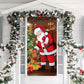 🎅 LIMITED‑TIME 50% OFF! 🎄 Christmas Door Cover For Instant Holiday Decor – Festive Artwork, Reusable Polyester & Easy Hang ⛄