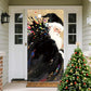 🎅 LIMITED‑TIME 50% OFF! 🎄 Christmas Door Cover For Instant Holiday Decor – Festive Artwork, Reusable Polyester & Easy Hang ⛄