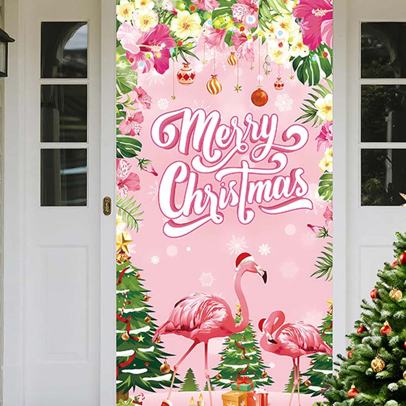🎅 LIMITED‑TIME 50% OFF! 🎄 Christmas Door Cover For Instant Holiday Decor – Festive Artwork, Reusable Polyester & Easy Hang ⛄