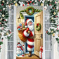 🎅 LIMITED‑TIME 50% OFF! 🎄 Christmas Door Cover For Instant Holiday Decor – Festive Artwork, Reusable Polyester & Easy Hang ⛄