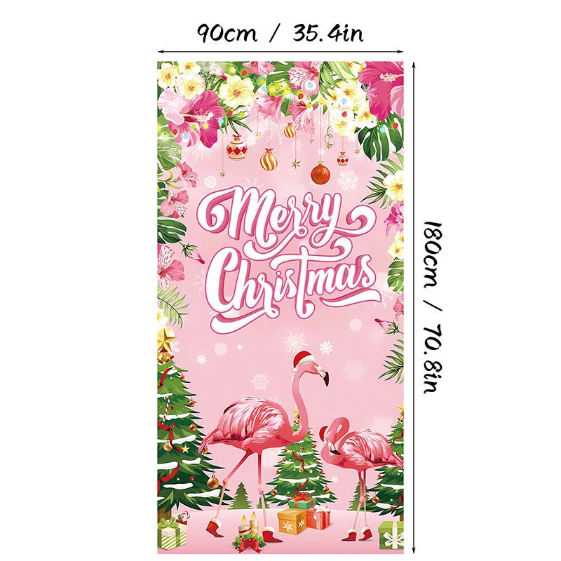 🎅 LIMITED‑TIME 50% OFF! 🎄 Christmas Door Cover For Instant Holiday Decor – Festive Artwork, Reusable Polyester & Easy Hang ⛄