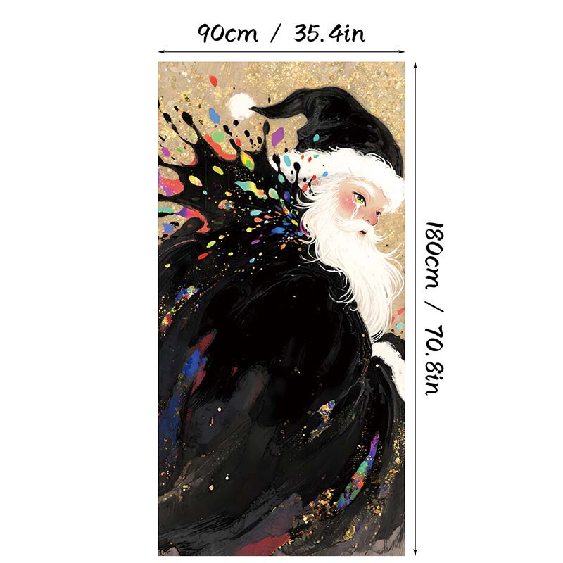 🎅 LIMITED‑TIME 50% OFF! 🎄 Christmas Door Cover For Instant Holiday Decor – Festive Artwork, Reusable Polyester & Easy Hang ⛄