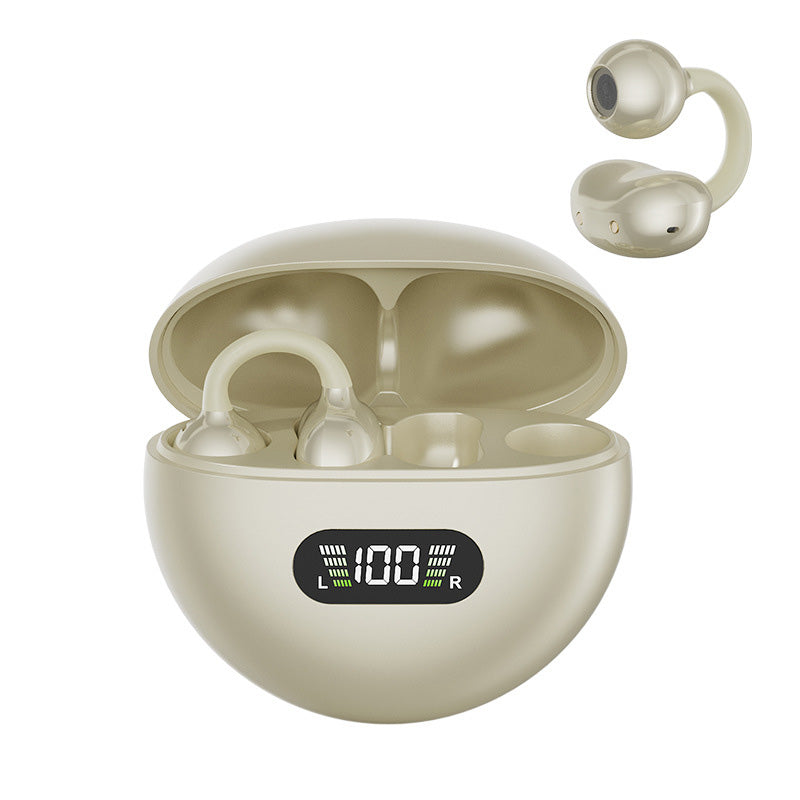 🎧 Last Day Special Price £9.99! 👂Open-Ear Clip-On Bluetooth Earbuds – all-day comfort, immersive sound, leakage control, 8-10h battery, touch control. No ear pain! 🔋