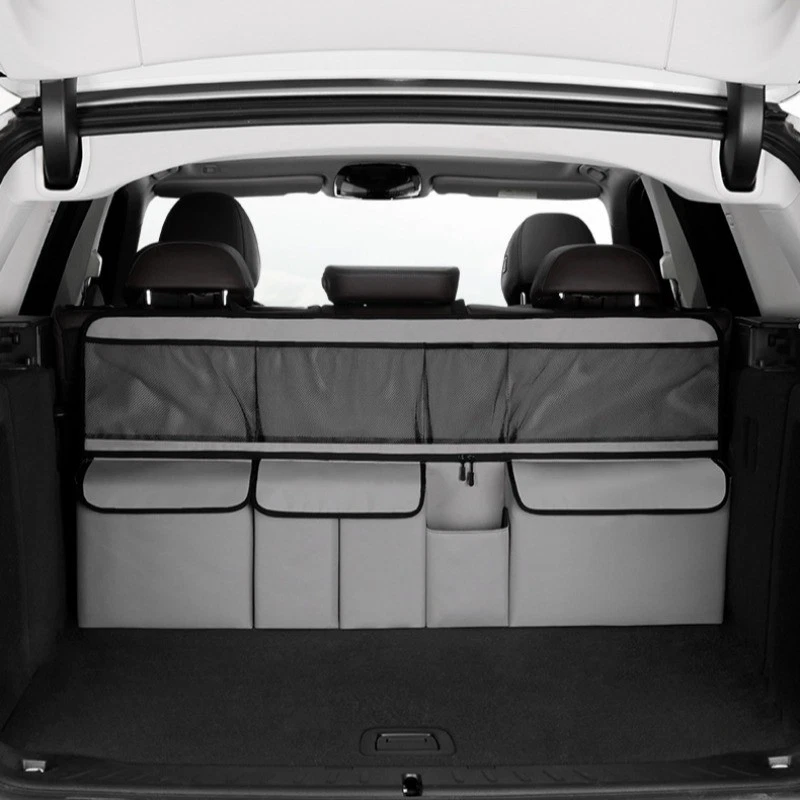 🚗 Car Trunk Organizer: Multi-Pocket, Space-Saving Hanging, Oxford Fabric, Quick Install, Stable Fit