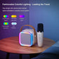 🎤 50% OFF | Mini Bluetooth Karaoke Machine – Wireless Mic & Dancing LED Lights