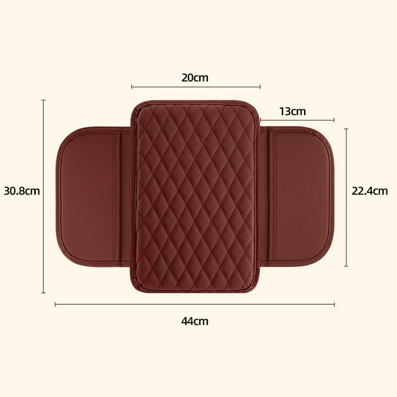 Universal Faux Leather Booster Cushion for Car Armrest Box