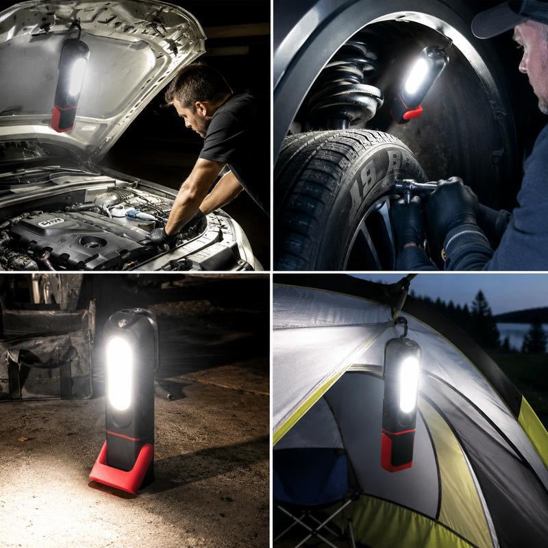 🔦 Rechargeable COB LED Work Light – Magnetic Base & 360° Rotation