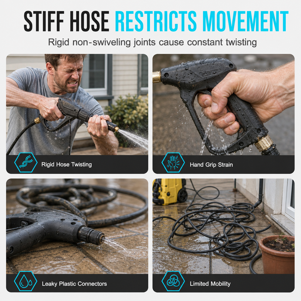 High Pressure Washer Short Spray Tool