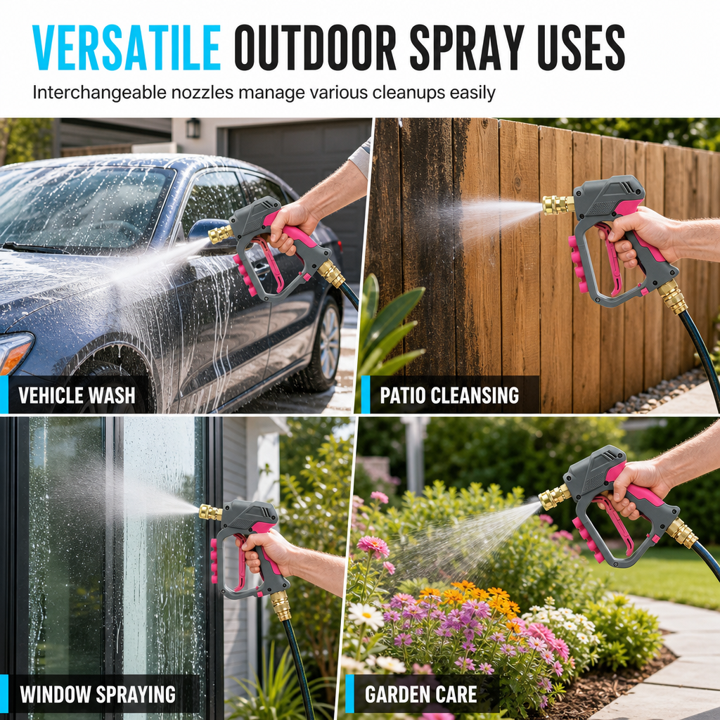 High Pressure Washer Short Spray Tool