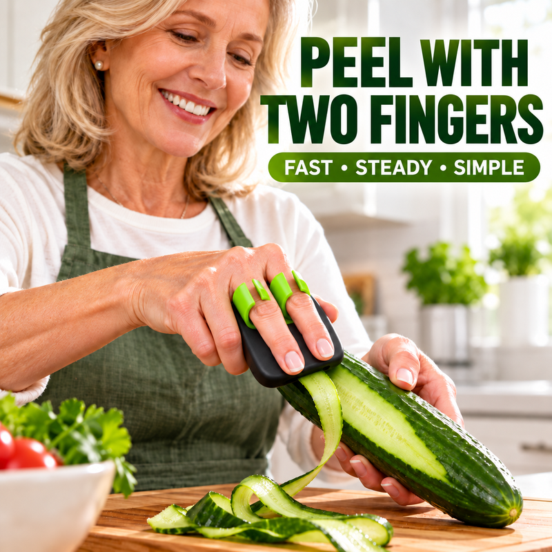 🥕 Two-Finger Vegetable Peeler | Buy 1 & Get 1 Free