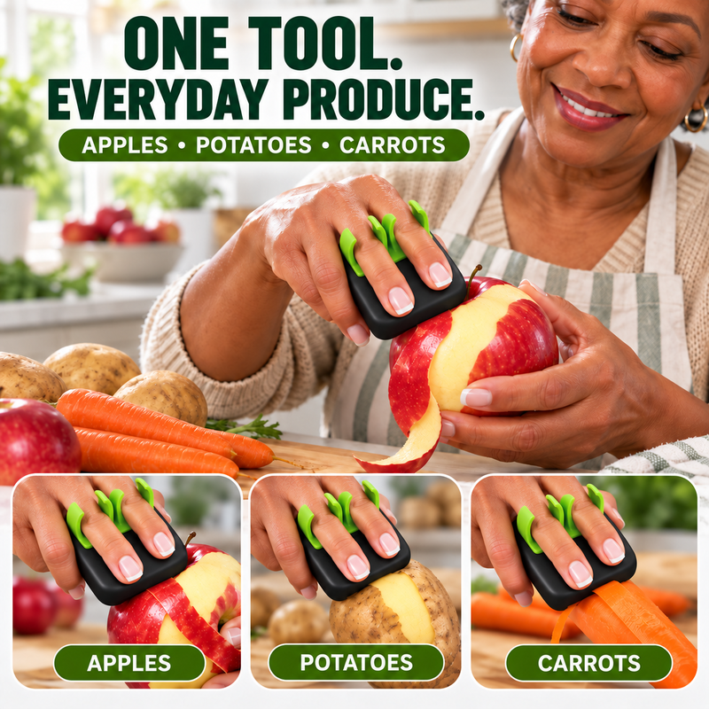 🥕 Two-Finger Vegetable Peeler | Buy 1 & Get 1 Free