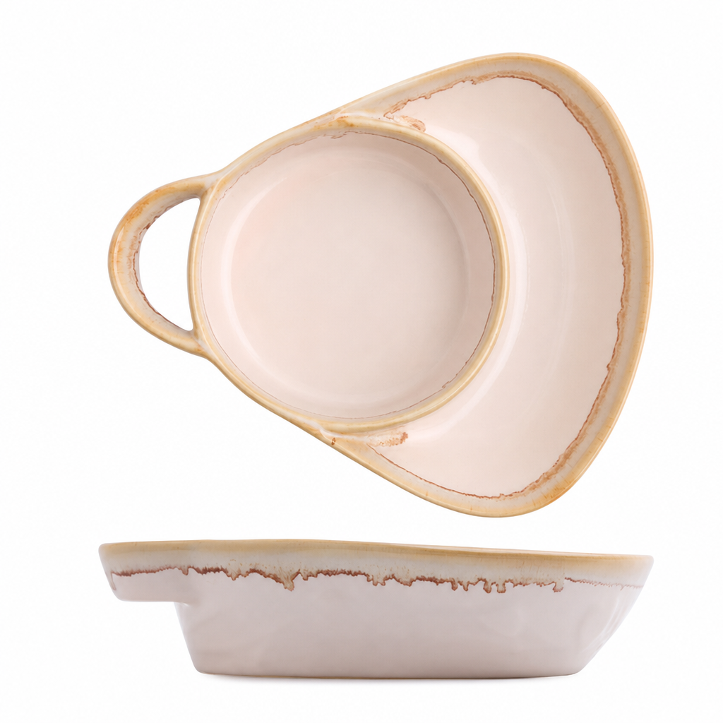 🍽️ LIMITED-TIME 50% OFF! ✨ Retro Ceramic Divided Baking Dish – Vintage Style, Heat Safe, Easy Carry 🥣
